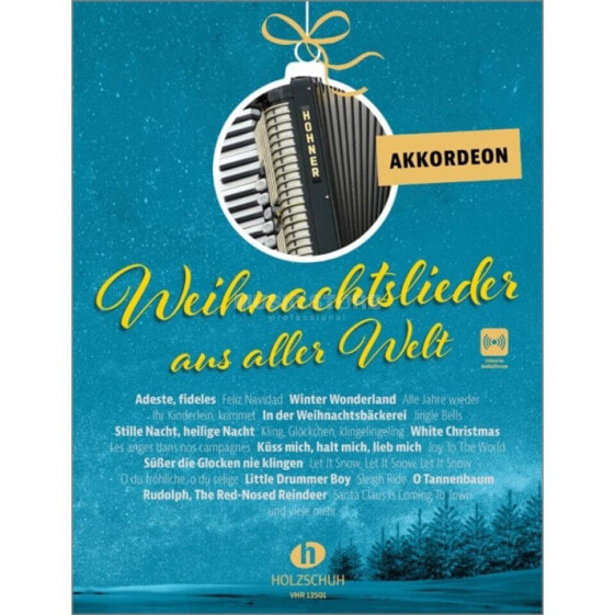 Holzschuh Verlag Weihnachtslieder aus aller Welt - Akkordeon