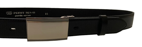 Ремень кожаный Penny Belts модель 35-020-4PS-60 Черный