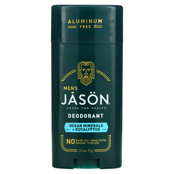 Men's, Deodorant, Aluminum Free, Ocean Minerals + Eucalyptus, 2.5 oz (71 g)