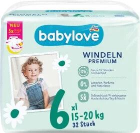 Windeln Premium Gr. 6, XL, 15-20 kg, 32 St