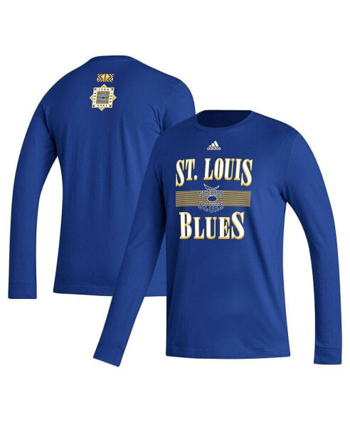 Men's Royal St. Louis Blues Reverse Retro 2.0 Fresh Playmaker Long Sleeve T-shirt