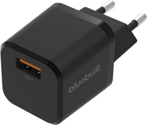 BlueBuilt Quick Charge Charger with USB-A Port 18W Black