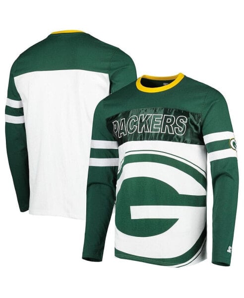 Men's Green, White Green Bay Packers Halftime Long Sleeve T-shirt