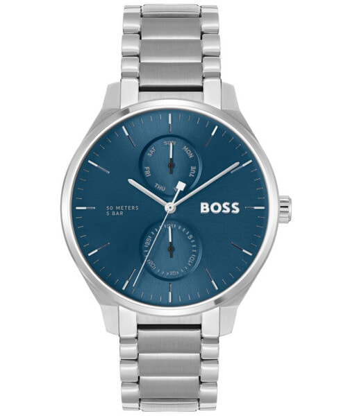 BOSS Men's Tyler Quartz Multifunction Stainless Steel Watch 43mm