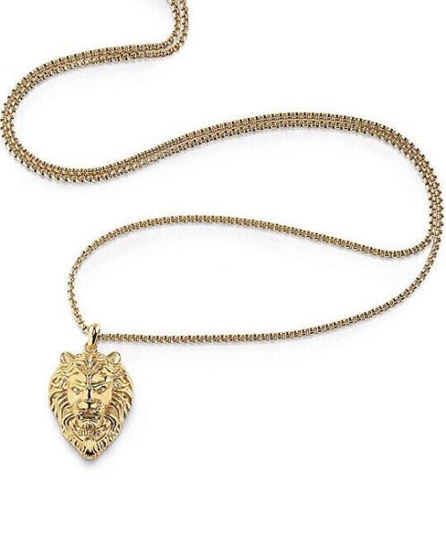 Gold plated necklace with lion king Lion King JUMN01387JWYGT / U