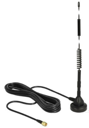 Антенна Delock 5 dBi 0.7-0.96-1.71-2.69 GHz 50 Ом Omni-directional antenna SMA Male