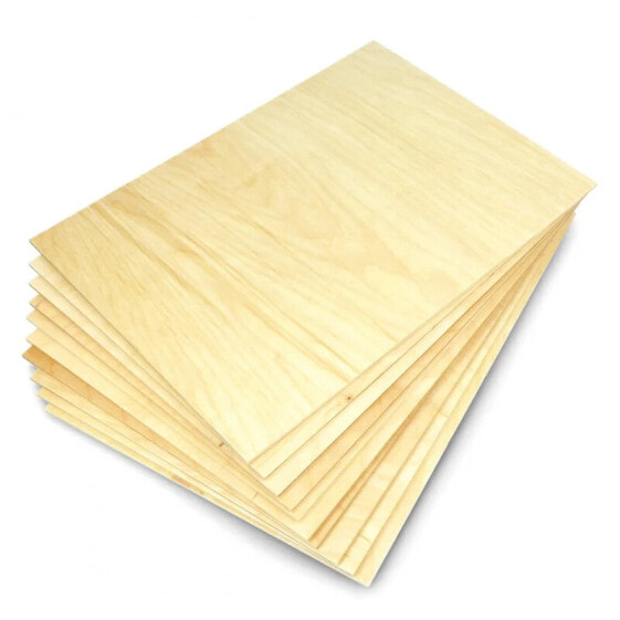 Birch plywood - 3mm - format 297x210mm - 10pcs.