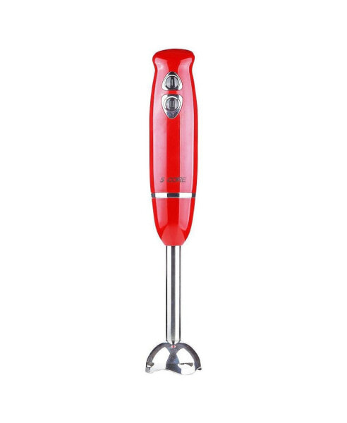 Immersion Blender Handheld 500W Copper Motor Emulsifier Blender Multi Purpose Emerson Blenders Premium Small Kitchen Appliances -HB 1510 RED