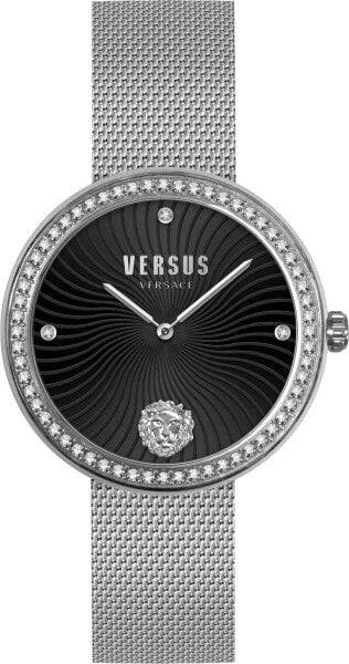 Versus by Versace Damen Armbanduhr Lea 35 mm Armband Edelstahl VSPEN2721