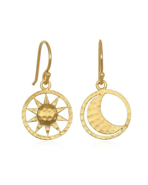 Dawn to Dusk Sun and Moon Earrings