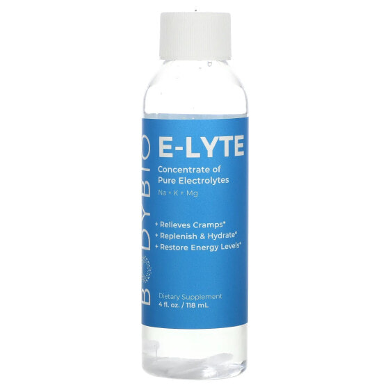 Энергетический напиток BodyBio E-Lyte, 16 унций (473 мл)