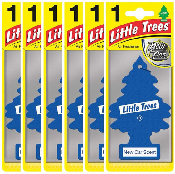 Little Tree Air Fresheners (6 Pieces), Black Ice