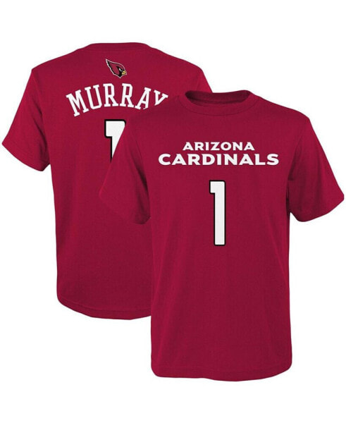 Big Boys Kyler Murray Cardinal Arizona Cardinals Mainliner Player Name Number T-shirt