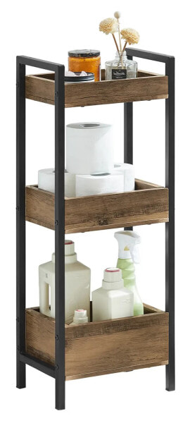 Мебель для ванной комнаты с крестообразной ручкой SoBuy Badregal FRG226-F