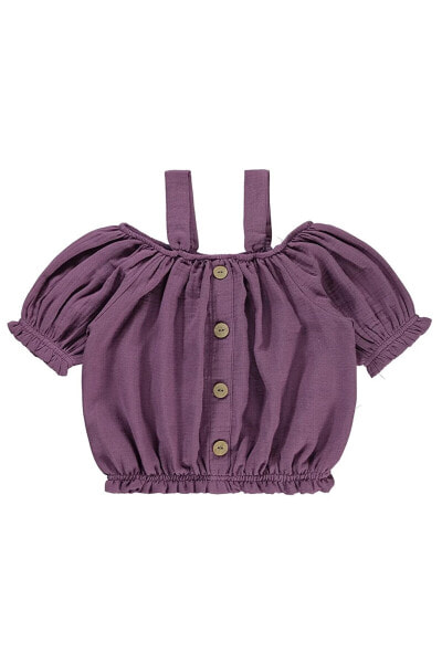 Блузка Civil Girls Crop Top Purple 10-13 Years