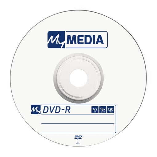 Verbatim 1x50 MyMedia DVD-R 4,7GB 16x Speed matt silver Wrap (69200) - DVD-R - 4.7 GB