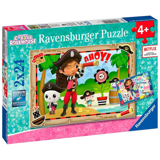RAVENSBURGER Puzzle 2X24 Pieces The House Of Gabby
