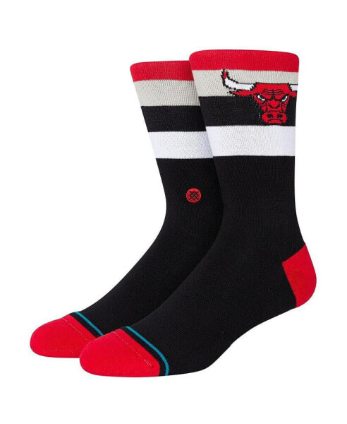 Men's Chicago Bulls Stripe Crew Socks