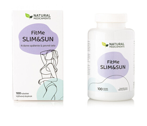 Жиросжигатель Natural Medicaments FitMe Slim & Sun 100 капсул