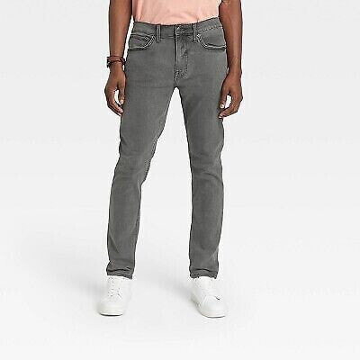 Men's Skinny Fit Jeans - Goodfellow & Co Axel Gray 34x32