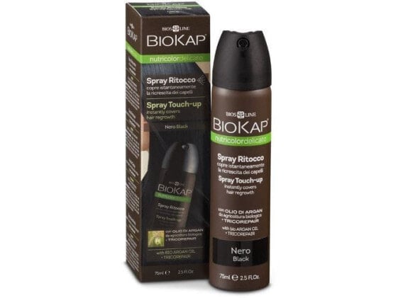 Biokap Nutricolor Delicato Spray Black  Оттеночный спрей для волос, оттенок черный 75 мл