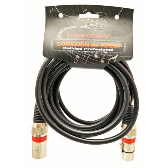 EUROCONNEX 0655-3 3P XLR cable 3 m