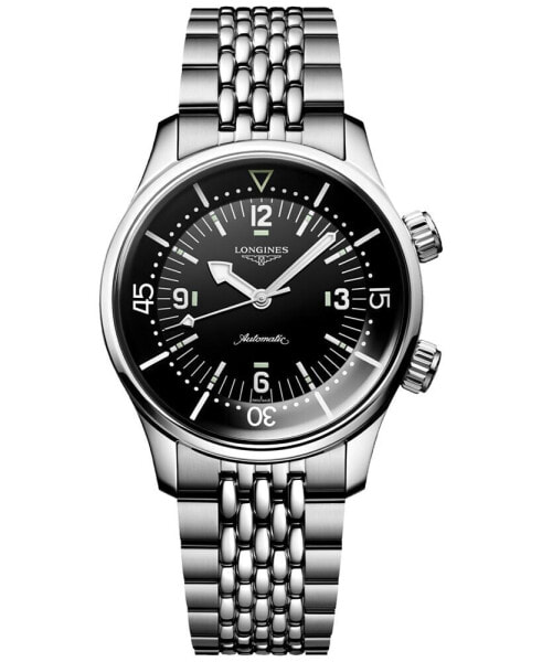 Men's Swiss Automatic Legend Diver Stainless Steel Bracelet Watch 39mm