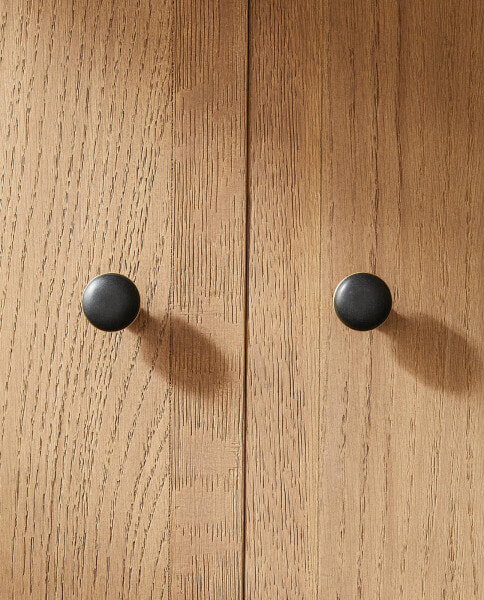 Round ceramic door knob (pack of 2)