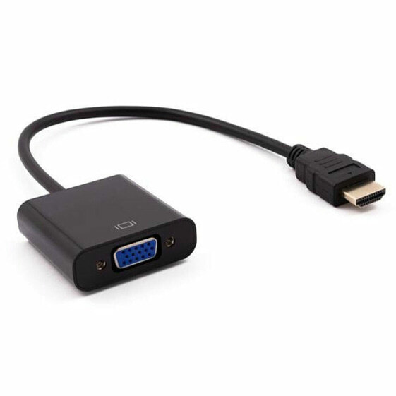 Адаптер HDMI—VGA Nilox NXADAP01 15 cm Чёрный Разноцветный