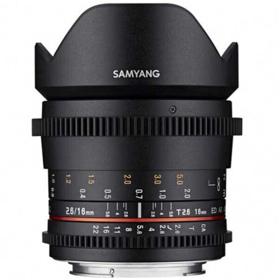 SAMYANG 16 mm T2.6 ED AS UMC VDSLR II Nikon F Camera Lens