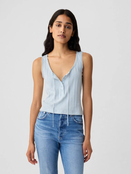 Gap &#215 DÔEN Pointelle Tank Top