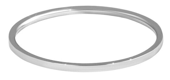 Кольцо Troli элегантное минималистичное из стали серебряного цвета