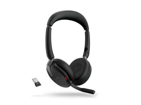 Jabra Evolve2 65 Flex Wireless Headset, Link 380c, UC Stereo Black (26699-989-89