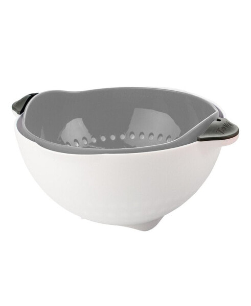 Soak N' Strain 3.5-Qt. Colander 2-in-1 Strainer & Soaking Bowl