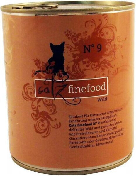 Catz Finefood N.09 Dziczyzna puszka 800g