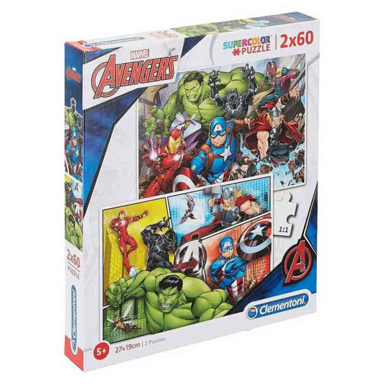 CLEMENTONI The Avengers Puzzle 2x60 Pieces