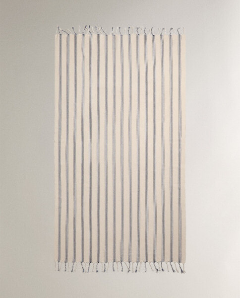 Striped cotton towel