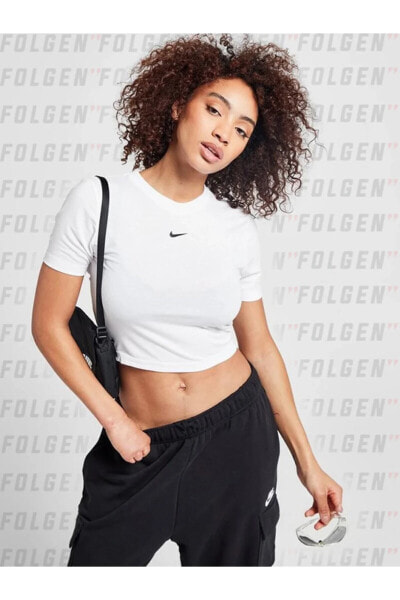 Essential Slim Women's Crop Top Kadın Kısa Tişört