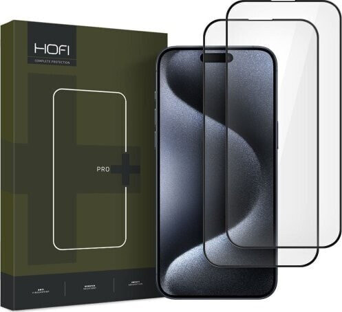 Hofi SZKŁO HARTOWANE HOFI GLASS PRO+ 2-PACK IPHONE 16 PRO MAX BLACK