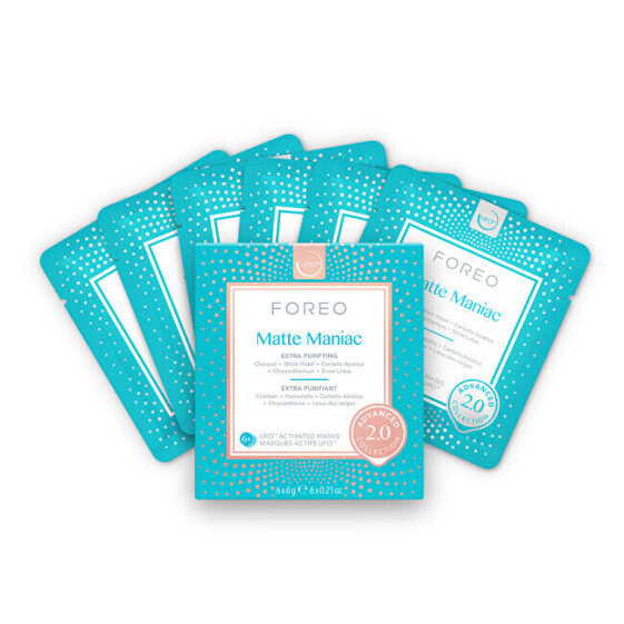 UFO™ Matte Maniac extra cleansing face mask for skin with imperfections ( Clean sing Mask) 6 x 6 g