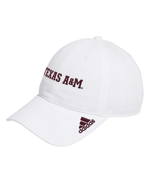 Men's White Texas A&M Aggies Locker Room Wordmark Slouch Adjustable Hat