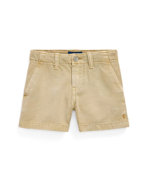 Toddler and Little Girls Cotton Chino Shorts