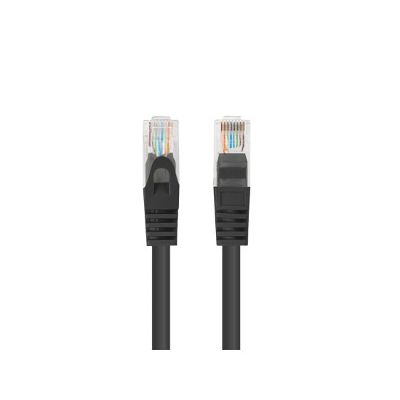 Жесткий сетевой кабель UTP кат. 6 Lanberg PCU6-10CC-0750-BK