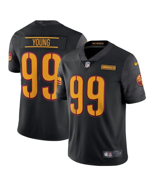 Men's Chase Young Black Washington Commanders Alternate Vapor Limited Jersey