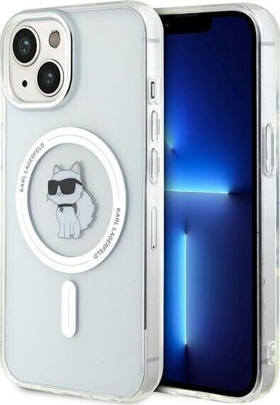 Karl Lagerfeld Karl Lagerfeld KLHMP14SHFCCNOT iPhone 14 / 15 / 13 6.1" przezroczysty/transparent hardcase IML Choupette MagSafe