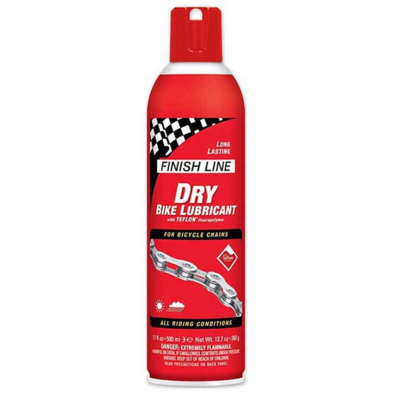 FINISH LINE Dry Teflon Chain Lube Spray 500ml Lubricant