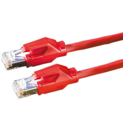 Draka Comteq S/FTP Patch cable Cat6 - Red - 3m - 3 m