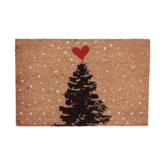 Дверной Коврик House of Seasons Christmas tree Красный (60 x 40 cm)
