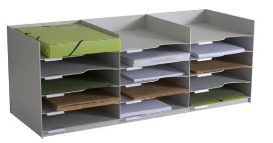 PAPERFLOW 542.02 - Polystyrene (PS) - Grey - A4 - Brochure - Catalogue - Envelope - Flat file - Folder - Hanging folder - Letter - Paper - 1010 mm - 327 mm