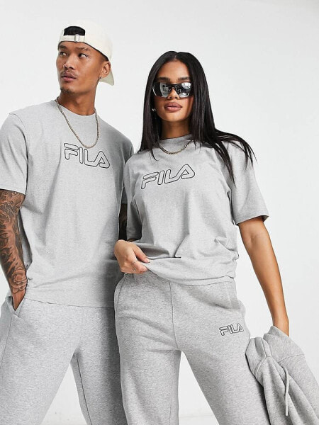 Футболка Fila Unisex Heritage  Gray